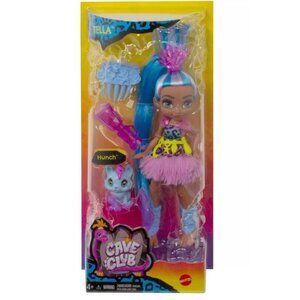 Cave Club Tella Doll (10-inch) Prehistoric Fashion Doll with Dinosaur Pet Age 4+